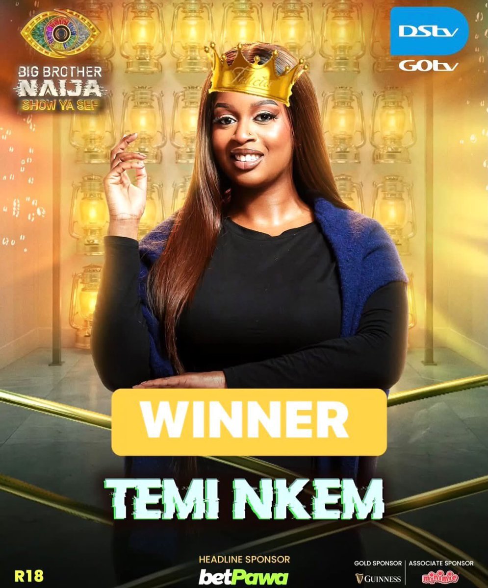Kelv_22's tweet photo. WELL DESERVED,TEMI 👏🥳❤️.

#BBNAIJAS11
#TEMINKEM 
#BBNAIJAS11WINNER https://t.co/h2VscznSbv