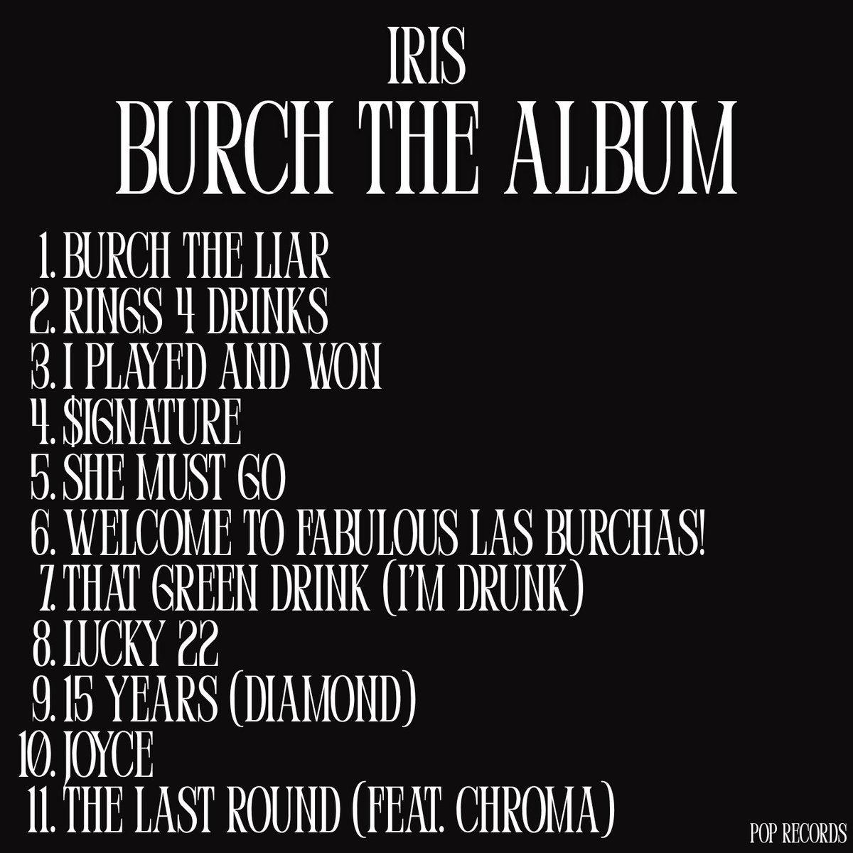 chromapetz's tweet photo. IRIS - BURCH THE ALBUM https://t.co/7mFcHTvecs