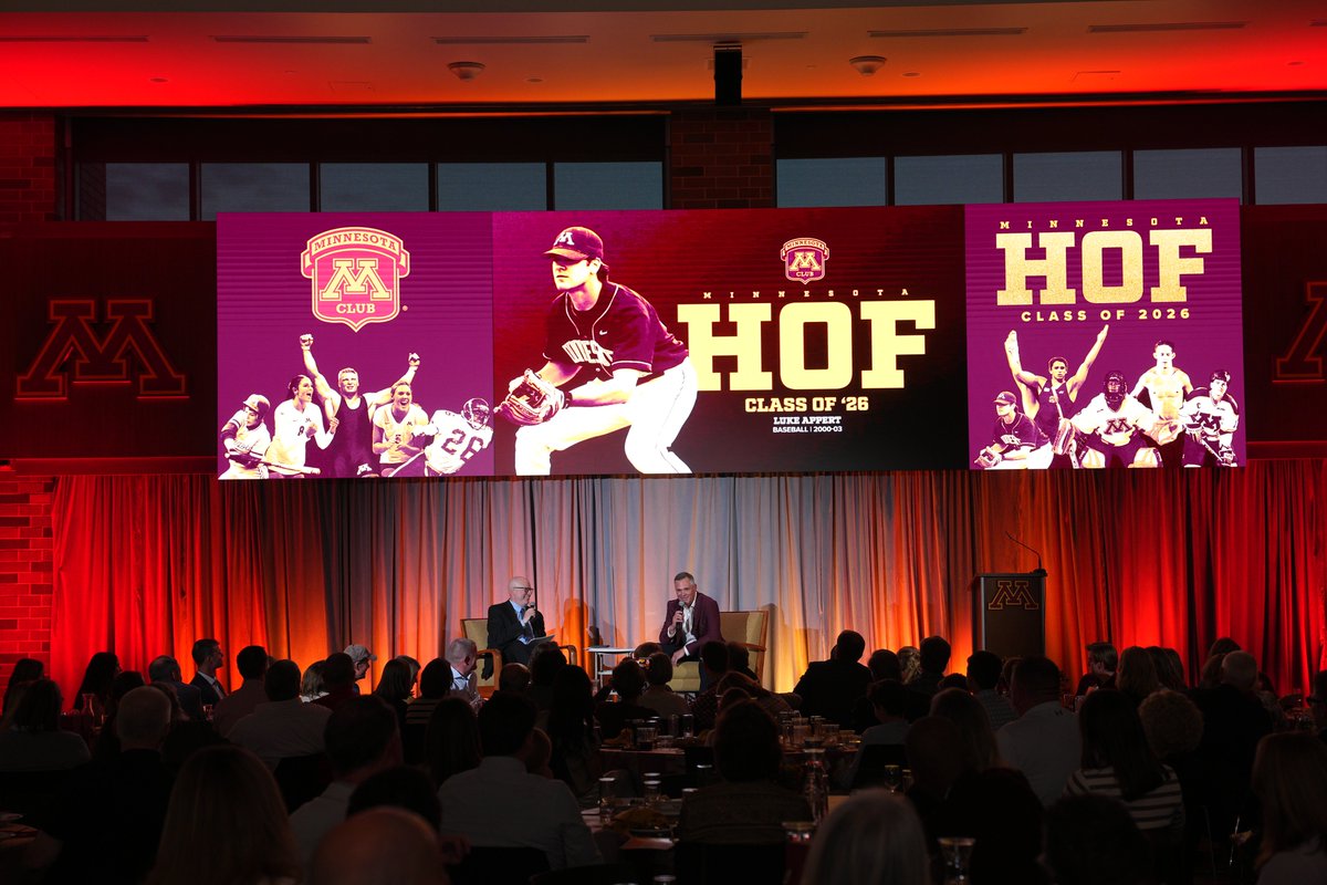GopherBaseball's tweet photo. Congratulations to Luke Appert on his induction in the M Club Hall of Fame this weekend!

#Gopher⚾️ | #SkiUMah〽️ https://t.co/JkUt6EYEMi