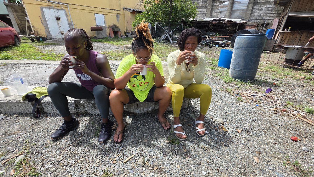 Sparkiebaby's tweet photo. Did need dah cup ah soup deh after all dem miles #hillside #riverside #sparkitupenuh🇯🇲 https://t.co/7iuxTfAKYf
