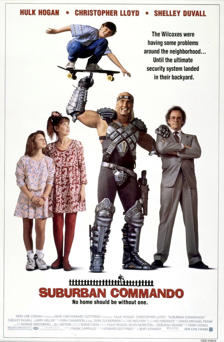 FilmNewsNos's tweet photo. 🎬MOVIE HISTORY: 35 years ago today, October 4, 1991, the movie ‘Suburban Commando’ opened in theaters!
#HulkHogan #ChristopherLloyd #ShelleyDuvall #MichaelFaustino #LauraMooney #LarryMiller #DennisBurkley #BranscombeRichmond #WilliamBall #JackElam #MarkCalaway (#TheUndertaker) https://t.co/hmNrbDFObi