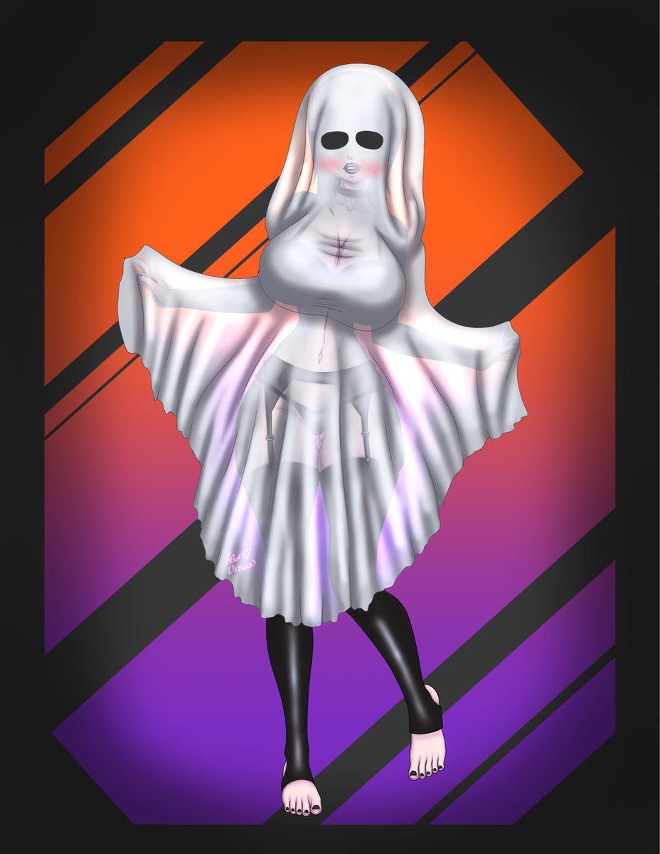 pvtkabose's tweet photo. Tried to draw a ghost girl it turned out okay https://t.co/8ZiWEmnWp4
