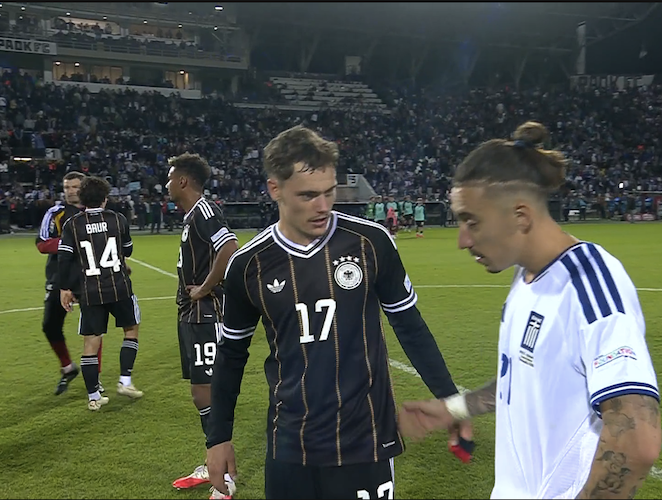 TouchlineX's tweet photo. FT: Greece 0-0 Germany.

DISAPPOINTING RESULT FOR JÜRGEN KLOPP'S TEAM, THEY MOVE DOWN TO 3RD IN THE TABLE! https://t.co/46IUMZpeYz