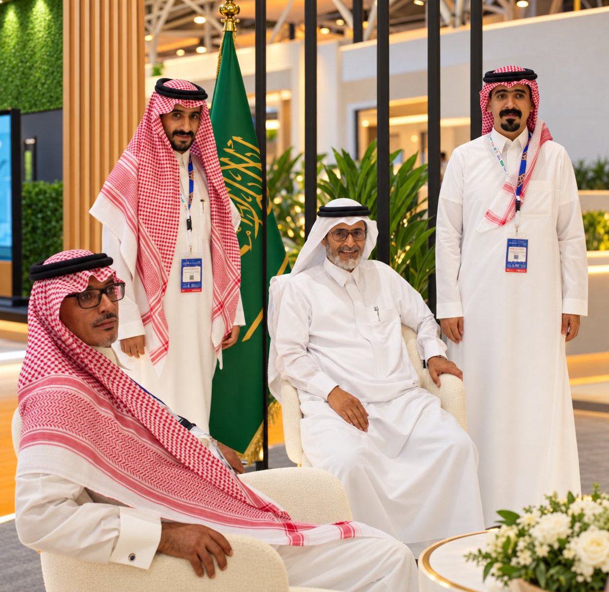 AbdullahKadman's tweet photo. على هامش معرض الشرق الأوسط الخامس للدواجن، جمعتني صورةٌ عزيزة في جناح «أصول» بابنيّ محمد وعبدالرحمن، وبالصديق الغالي الأخ عبدالعزيز بن هشبل. لحظات أعتز بها، بين دفء العائلة ووفاء الصداقة، في معرض يجمع أهل صناعة الدواجن على الطموح والعمل.

#معرض_الشرق_الأوسط_للدواجن2026
#أصول #لكل_حياة_أصول