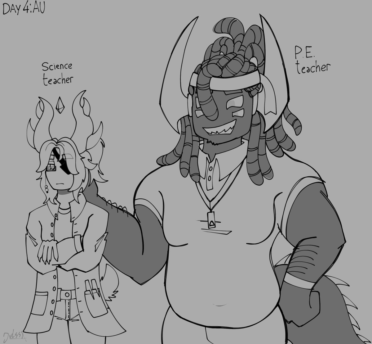 jxdlolz2's tweet photo. Day 4 of drawing my otp for 30 days
#medhammer https://t.co/8fahQh3QJx