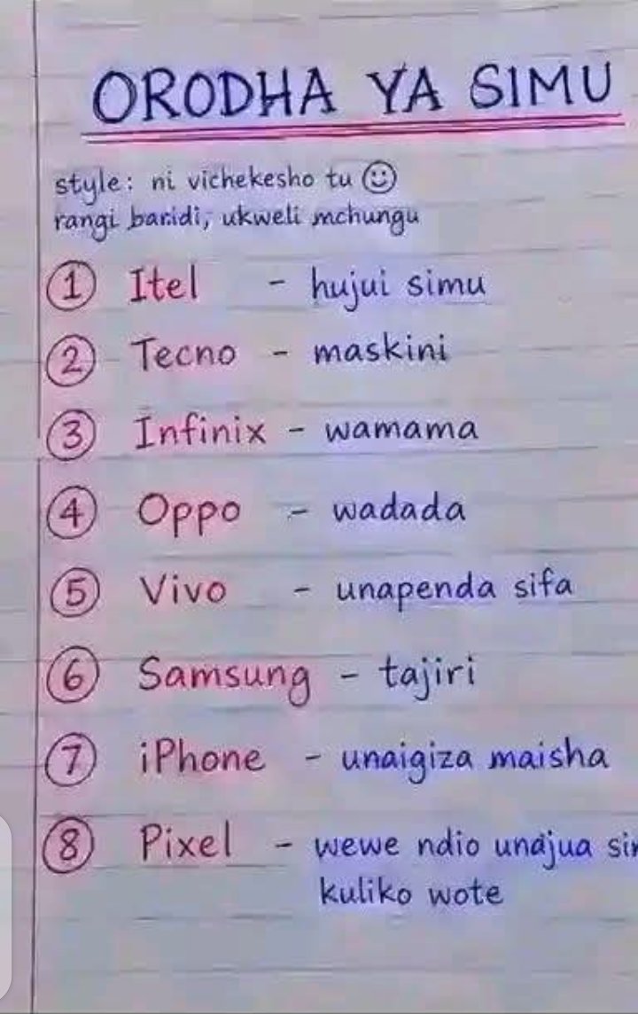 BenKimbwereza's tweet photo. #TheEquitableParty
Huu ni utafiti wa kutoka wapi? Ati mbogi ya Tecno ni walofa? Mie sijakubaliana nao. https://t.co/31K61H5pe7