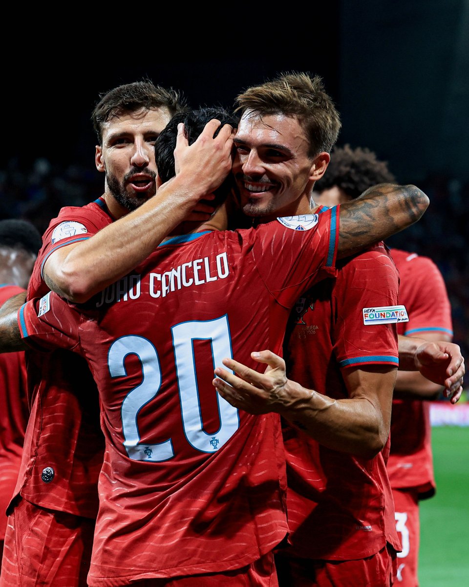 brfootball's tweet photo. Portugal go a perfect 4️⃣ in 4️⃣ this international break with Gonçalo Ramos scoring the winning goal against Norway 💪 https://t.co/xLm1pN3OTR