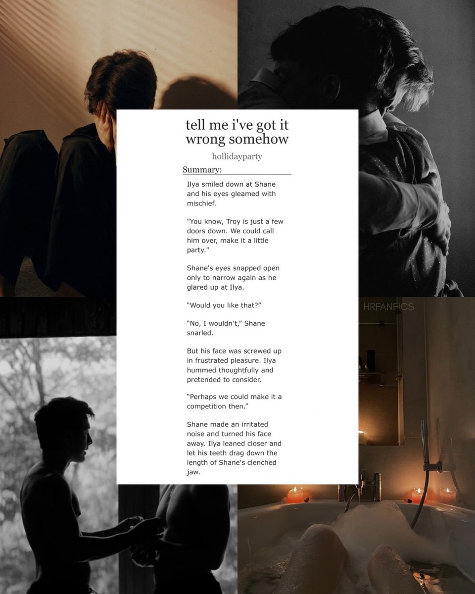 HRfanfics's tweet photo. “tell me i’ve got it wrong somehow” by hollidayparty

🔗 https://t.co/rTRRgOm2mR https://t.co/Wf09P55045
