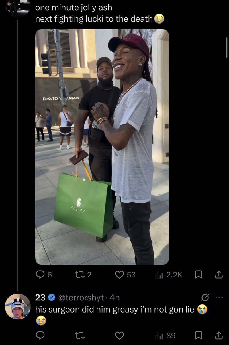hellohween's tweet photo. @terrorshyt @500daysofall @ohfault_ all day spent crying like the nigga graped ur sister 👩 https://t.co/S7bpj50qOT