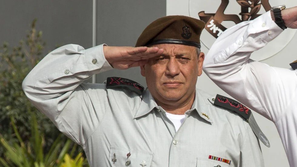 MustafaBarghou1's tweet photo. False Israeli opposition:
Gadi Eisenkot, Netanyahu’s main rival in the election, says: “There will be no Palestinian state in Israel, and we will continue expanding settlements in the West Bank with full force, as well as in the Negev and the Galilee. Settlement is the spirit of Zionism and is consistent with our national objectives and the law.”