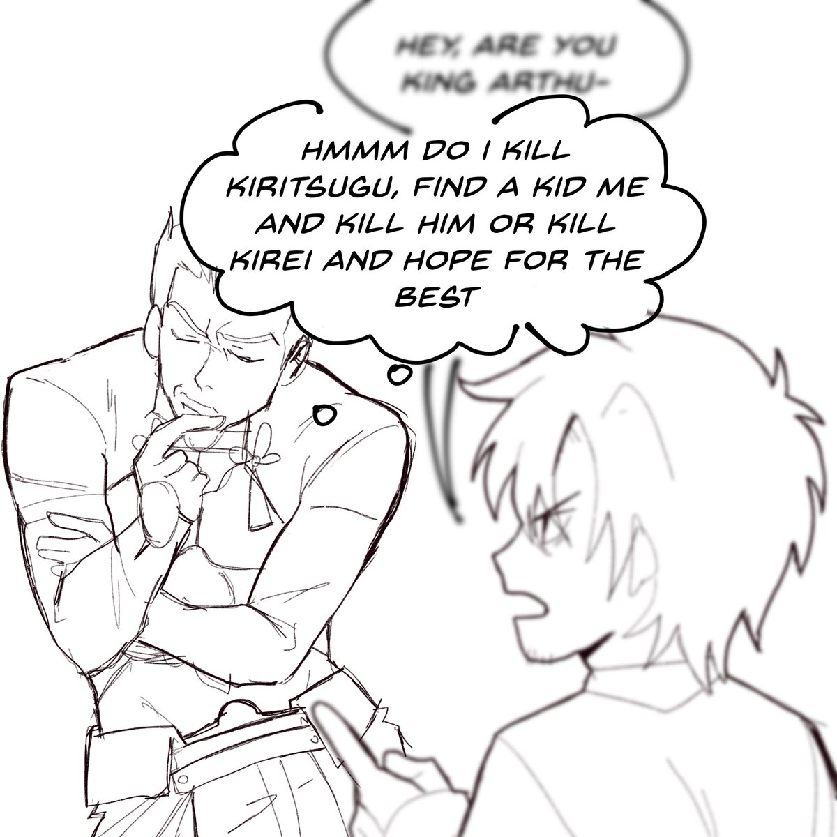 Krisdice_'s tweet photo. Big fan of Archer being Kiritsugu’s servant in zero au https://t.co/KE5QzVXSto