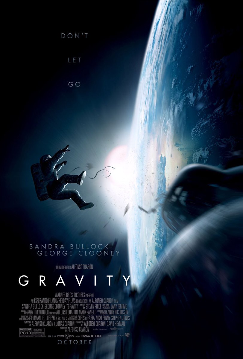 FilmNewsNos's tweet photo. 🎬MOVIE HISTORY: 13 years ago today, October 4, 2013, the movie ‘Gravity’ opened in theaters!
#SandraBullock #GeorgeClooney #EdHarris #OrtoIgnatiussen #PhaldutSharma #AmyWarren #BasherSavage #AlfonsoCuaron https://t.co/caLtTG2nmd