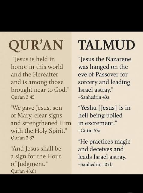 HenryMakow's tweet photo. The Devil tempts Jesus in the desert. Judaism accepted the Devil's offer.
https://t.co/VS8HHj0YeP
Given what the Talmud says about Jesus (see meme below) clearly the Jewish God is the Devil. God would never "choose" one people over another. https://t.co/qEcjFLVEn2