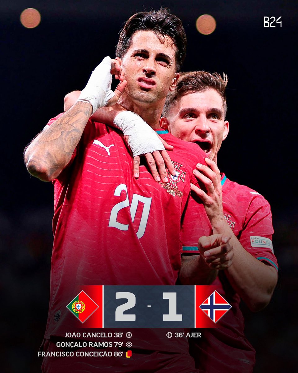 B24PT's tweet photo. Portugal está nos quartos de final da Nations League! 🇵🇹 https://t.co/6FedHciWUt