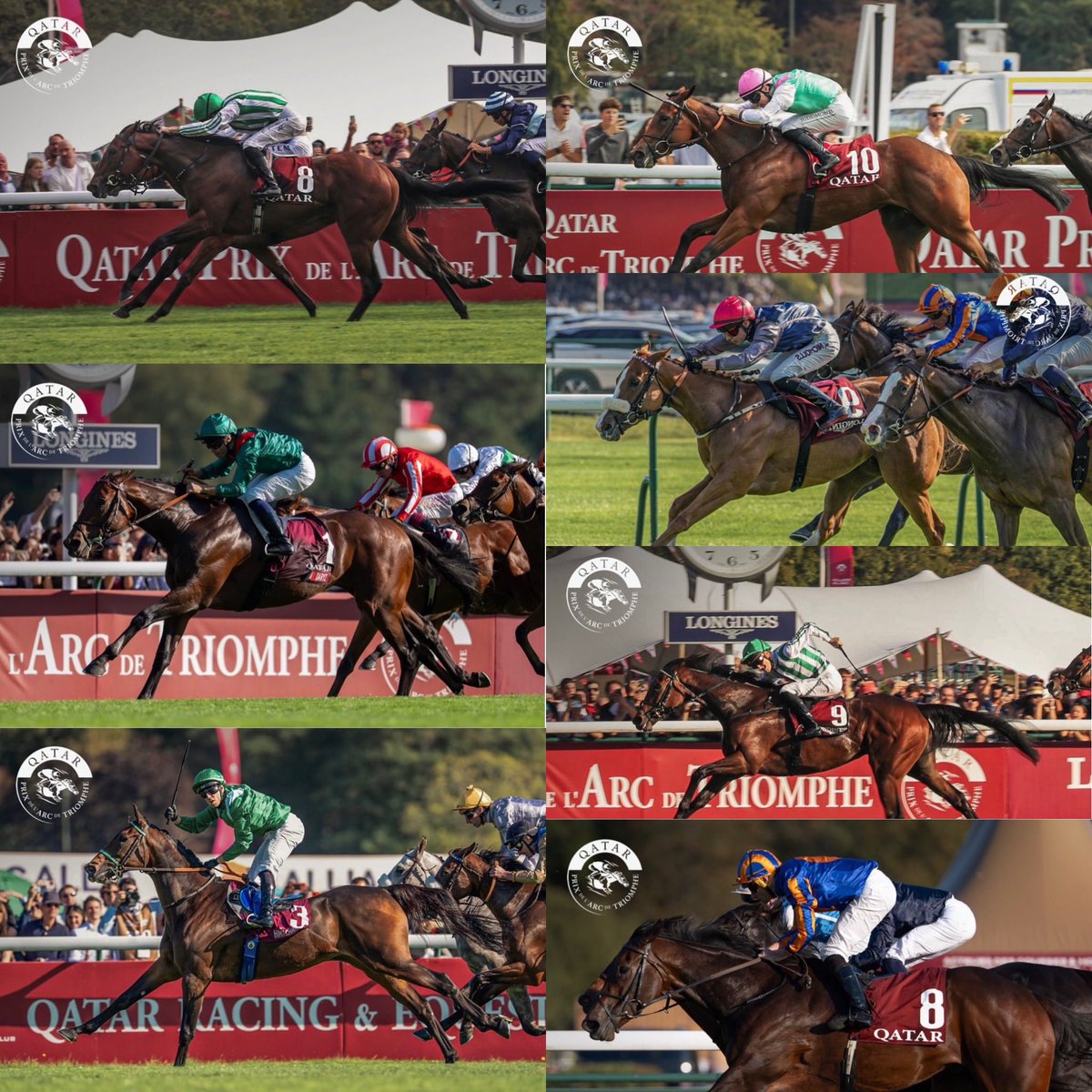 zaidbushaibah's tweet photo. Qatar Prix de l'Arc de Triomphe Day 2 🇶🇦

Green Empress🇸🇦

Amusingly🇸🇦

Miss Yechance🇱🇾

HM Alchahine🇦🇪 

Daryz🇫🇷

Miss Scott🇸🇦

True Love🇮🇪 https://t.co/sISvg0wVl3