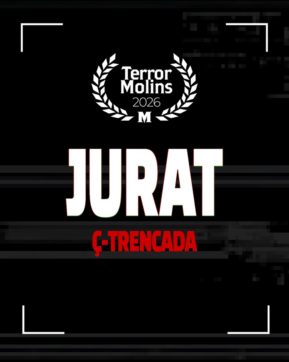 terrorMolins's tweet photo. 👁️ Ç-Trencada ja té jurat.

Albert Aymar, Àlex Portolés i Marina Cisa valoraran les propostes de la secció dedicada a la producció catalana del TerrorMolins 2026.

Tres mirades posades en el cinema fet a casa. 🩸

#TerrorMolins26 #ÇTrencada https://t.co/XLUqEze2ZN