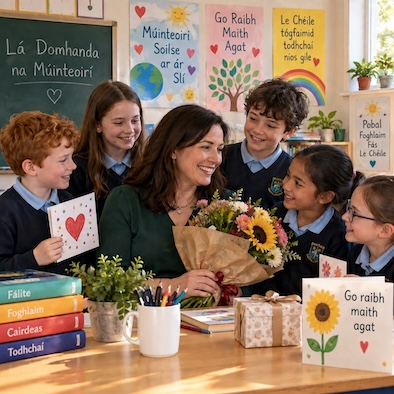 SeomraNuachta's tweet photo. Amárach ar an SN agus NuachtAnois, LÁ NA MÚINTEOIRÍ 2026 – https://t.co/bbmcduLfsH https://t.co/T71gQaP8xp