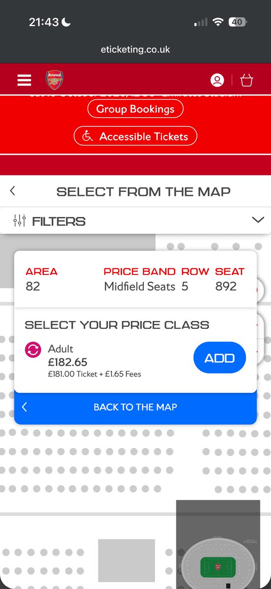 AFCregular's tweet photo. @ArsenalBallots Just checked there's one on there for £182, if u can afford it get it before it's gone https://t.co/Uz4kUnXidL