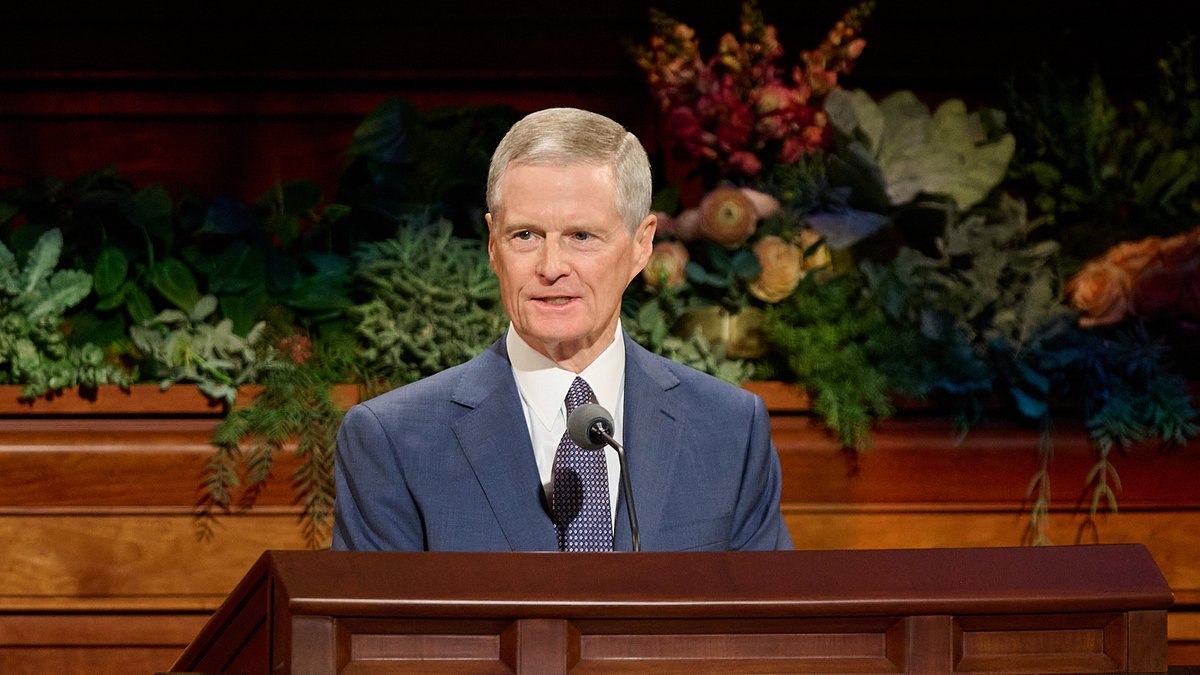 Ch_JesusChrist's tweet photo. "No faithful disciple will ultimately be deprived of any eternal blessing God has promised because of another individual’s unrighteous exercise of moral agency."  

—Elder David A. Bednar (@BednarDavidA)   
#GeneralConference 

https://t.co/jfG2vzrwcL https://t.co/LzTvESespT