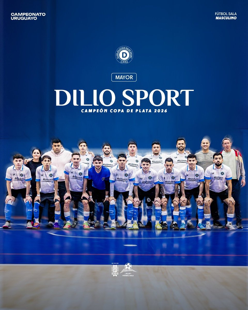 AUFfutbolsala's tweet photo. 🏆 ¡𝗖𝗔𝗠𝗣𝗘𝗢𝗡𝗘𝗦ⵑ

Dilio Sport obtuvo la Copa de Plata del campeonato masculino mayor.

#SalaUruguayo https://t.co/FCbJP8Taja