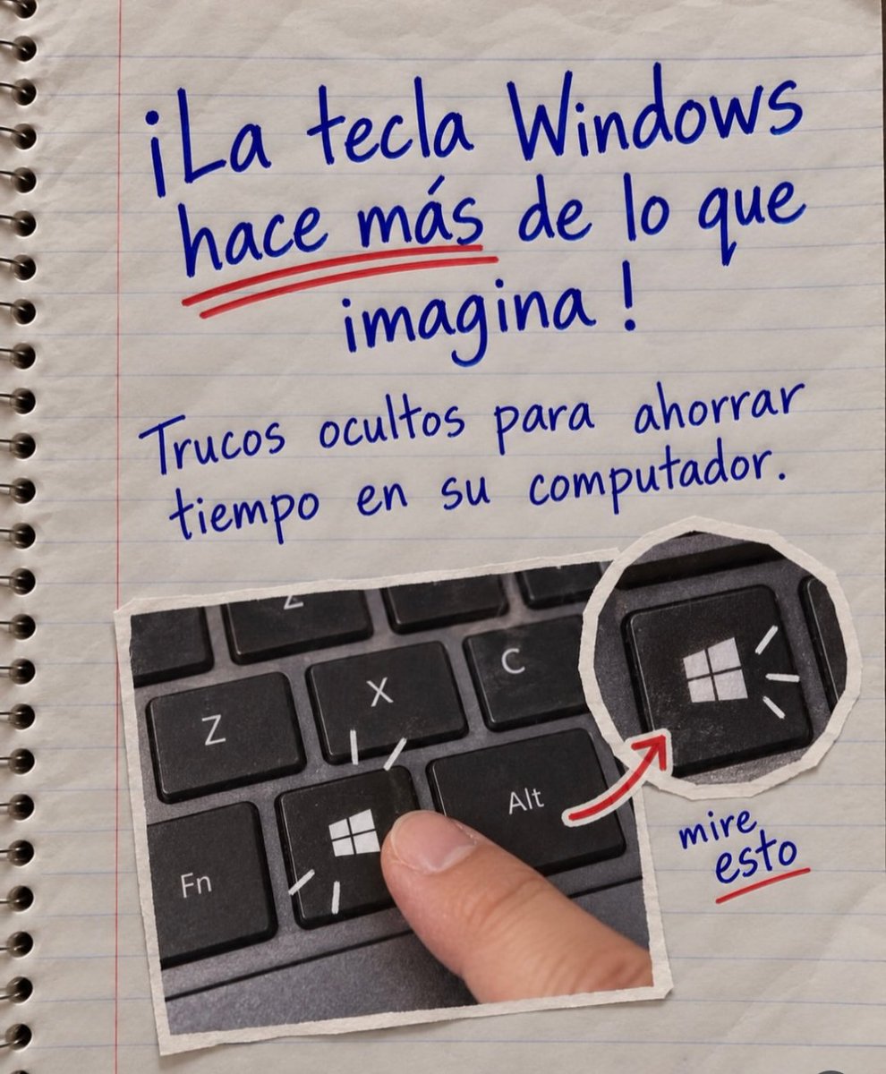MarinaBoschi3's tweet photo. Usas Windows todos los días.

Pero probablemente estás perdiendo horas por no conocer estas funciones.

He recopilado 5 trucos de Windows que parecen tonterías hasta que empiezas a usarlos.

El nº 3 debería venir activado por defecto: https://t.co/tzQuh3fs4J