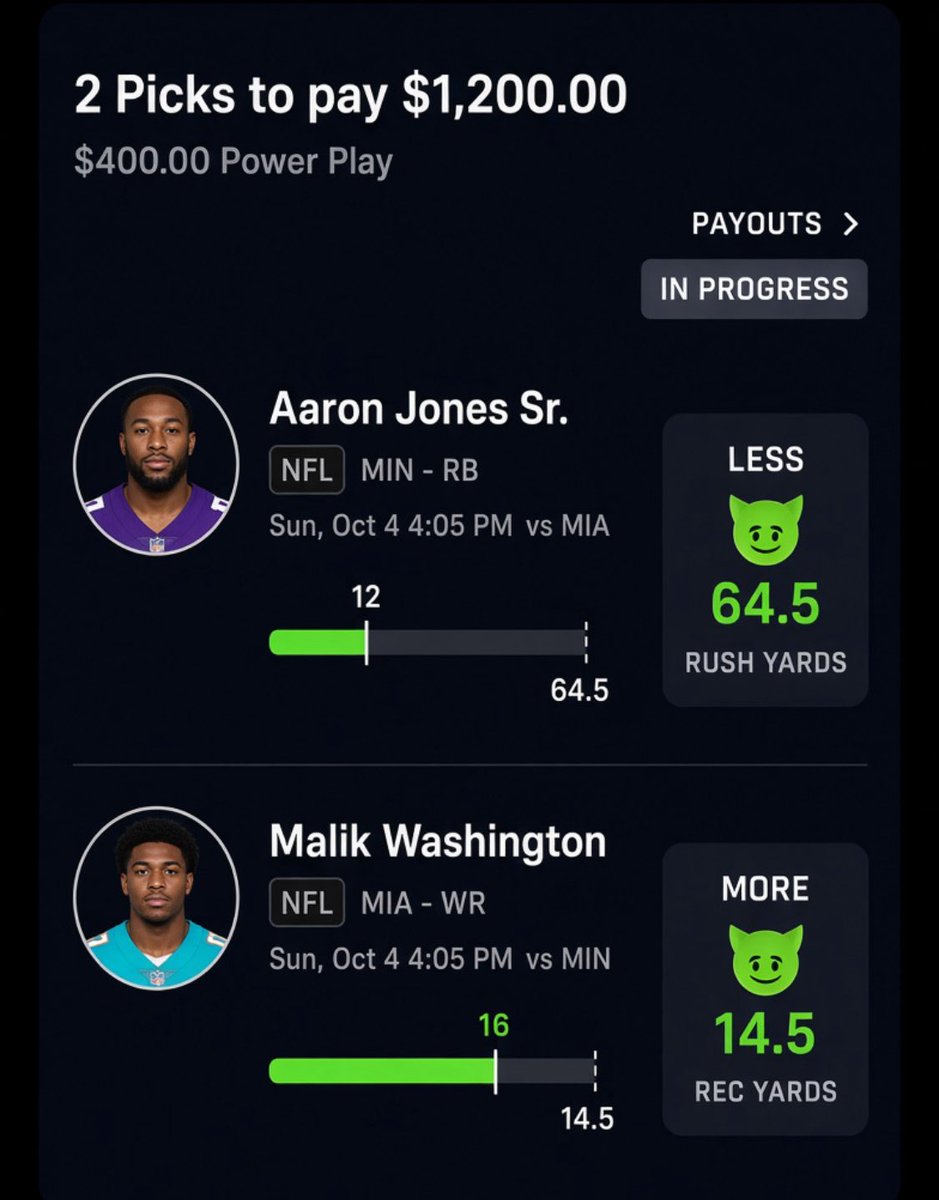 PrizePapi's tweet photo. This is going to HIT. Both of these guys are monsters on the field I have full faith in this slip. #PrizePicks #SportsBetting https://t.co/ofcOfGFegL