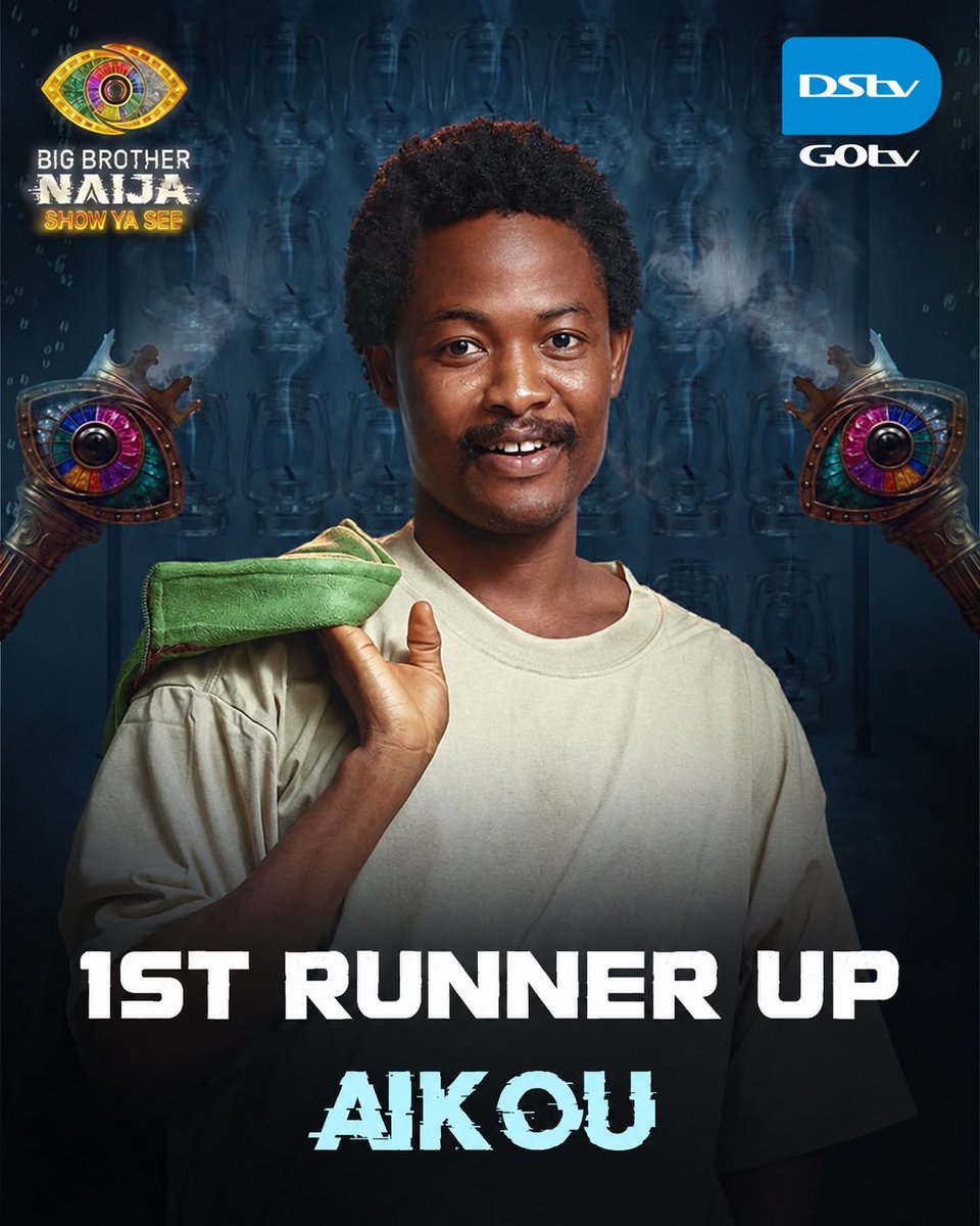 DStvNg's tweet photo. Last man standing is @AikouAjanaku 
#BBNaija https://t.co/UQ3fuVOPYW
