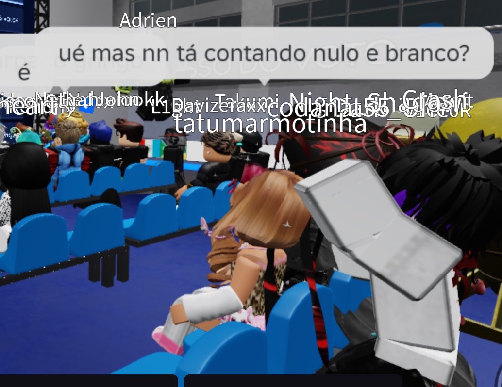 plushieer's tweet photo. Simplesmente a apuração de votos no Roblox https://t.co/CLsvW54CBd