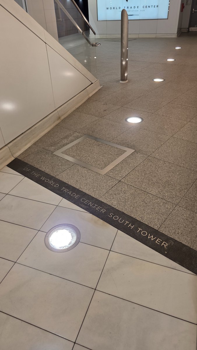 ElectronixPurge's tweet photo. Went to the WTC and went to one of the few hidden 9/11 memorial things never talked about. This is all in the Path subway train stations, just have to pay the train ticket and you can walk up and see it all. https://t.co/ETuKw4Vtmm