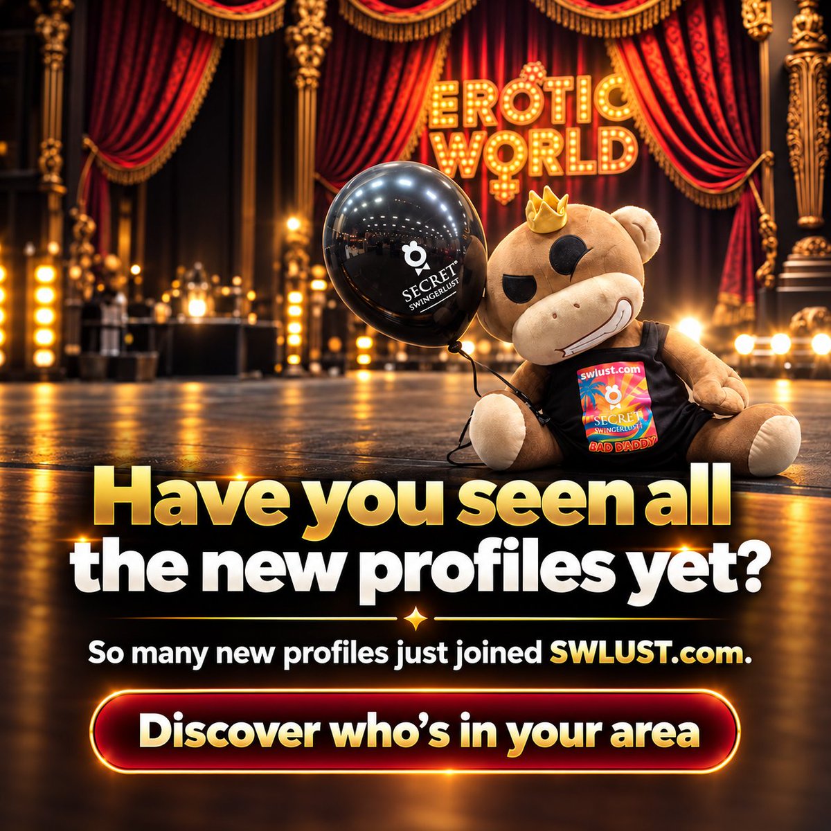 SwlustC's tweet photo. We came home from Erotic World with more than memories… 😏
So many new profiles just joined https://t.co/L5p2UTzWm2. Have you checked who’s near you yet? 👀🔥

#SwingerLifestyle #EroticWorld #OpenMinded #SWLUST https://t.co/64m4cDIsUj
