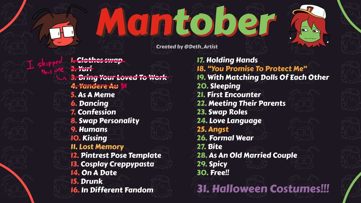 MAXHorrorToons's tweet photo. #mantober https://t.co/hVK8Mdysov