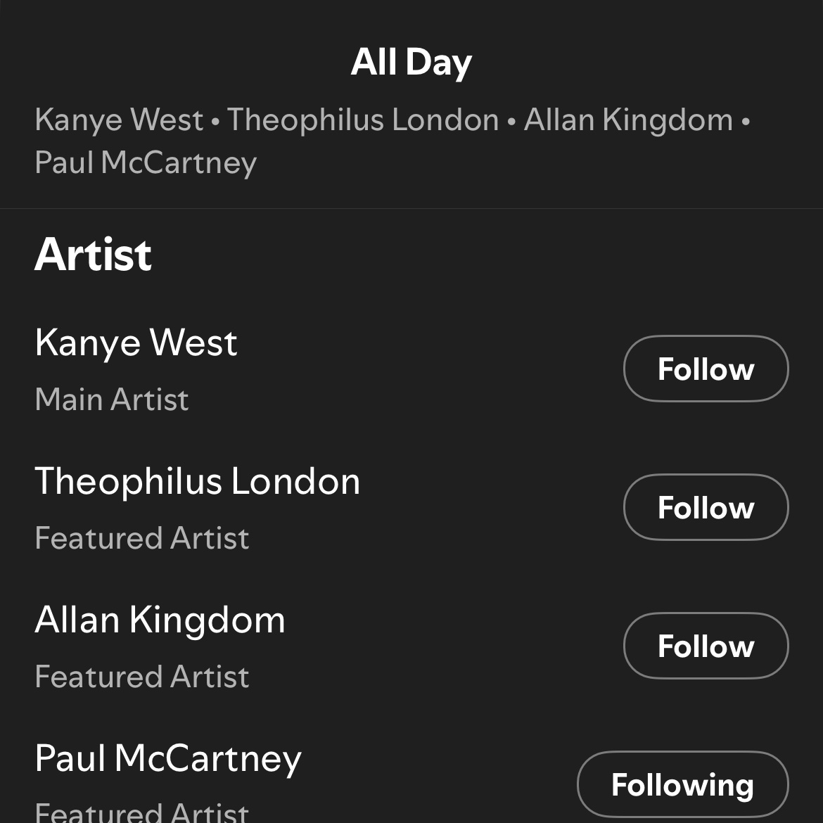 joechillworld67's tweet photo. @YEat_F @bigben923 @Ahmyeat Kanye de bu saydığım sanatçıların fanı haberiniz olsun. Hatta Kanye nin All Day şarkısının bass line ve ritmini Beatles üyesi Paul McCartney yazdı https://t.co/nIejXiuzGa