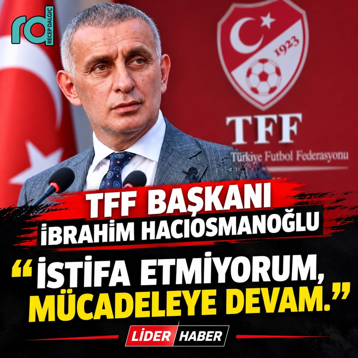 RecepDalgic57's tweet photo. TFF başkanı İbrahim Hacıosmanoğlu 
#daha17 #TFF #Pazar #Telegol https://t.co/o4NYcVF4Pi