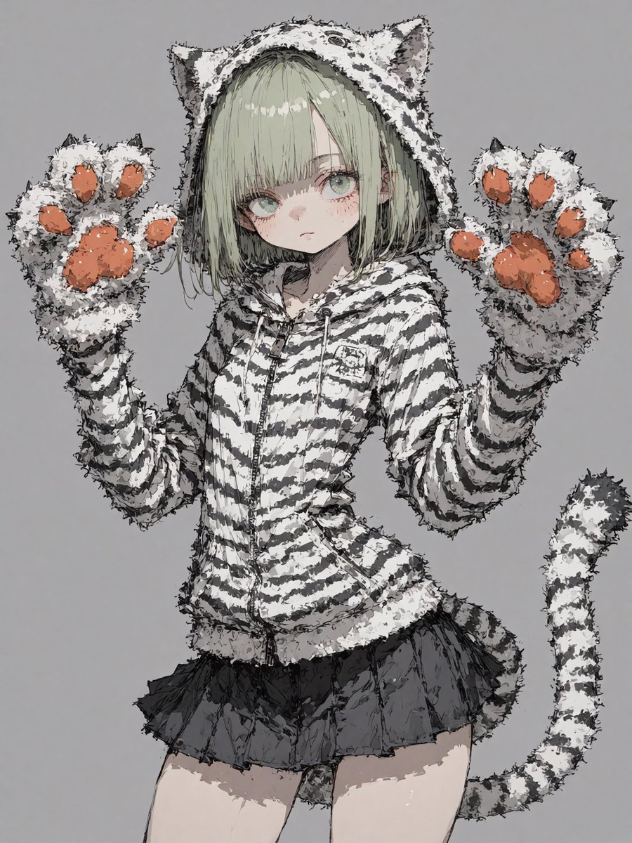 radio_BlauDolch's tweet photo. 獣人になりたい女の子ちゃん
「はぁーー獣人になりたいだよ！なんで、ヒュームは、モフモフしてないんだろう？モフモフしてた方が可愛いのに...」
#AIイラスト　#AIart https://t.co/mta4n4UwOM