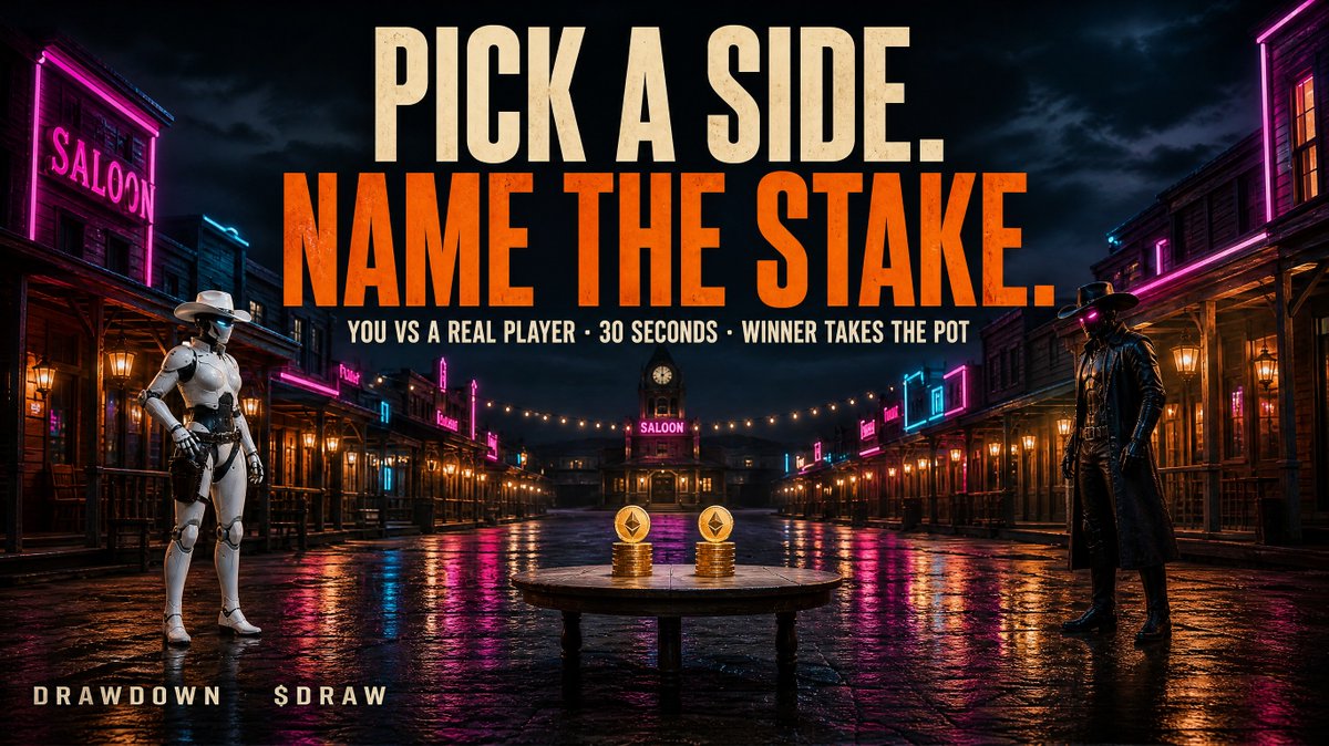 playdrawdown's tweet photo. Post a challenge. UP or DOWN on BTC, ETH or SOL, $1 to $50.

Someone takes the other side, the bell rings 30 seconds later, winner takes the pot. https://t.co/F56JG0X6SN