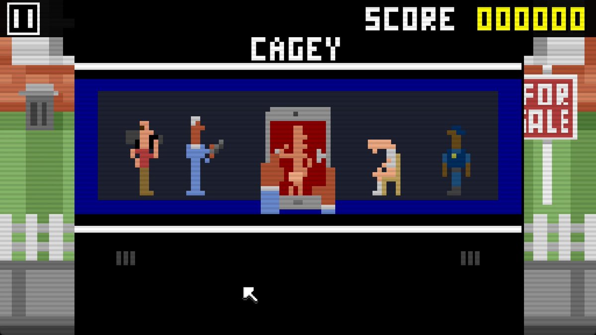 wrongchimp's tweet photo. @3rdEchoSounds A few development shots from Creep Takedown — a game of retro graphics, crude humour and a lot of bad decisions.  

Currently updating the interview mini games, adding new duds for Chas and Officer Collin Bobbit...  
https://t.co/HfRdsecXu2 https://t.co/VIjd3mn5oN