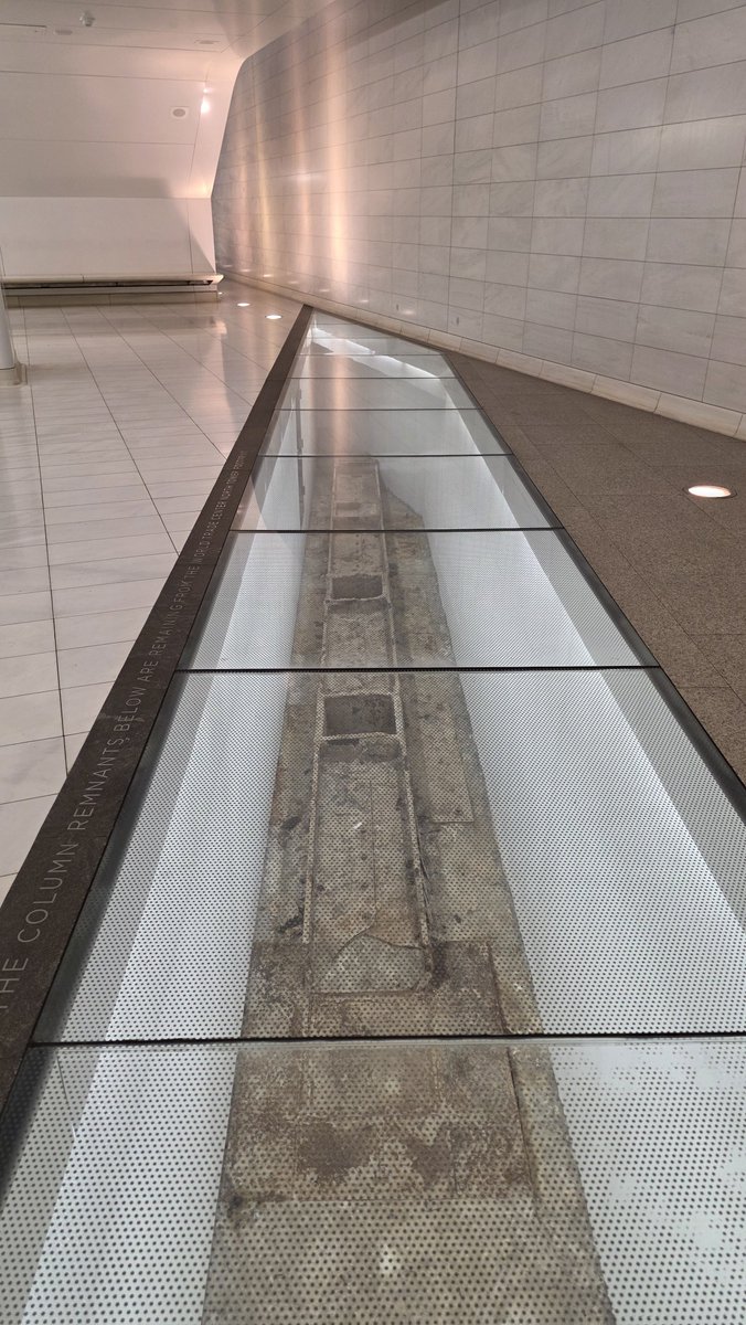 ElectronixPurge's tweet photo. Went to the WTC and went to one of the few hidden 9/11 memorial things never talked about. This is all in the Path subway train stations, just have to pay the train ticket and you can walk up and see it all. https://t.co/ETuKw4Vtmm