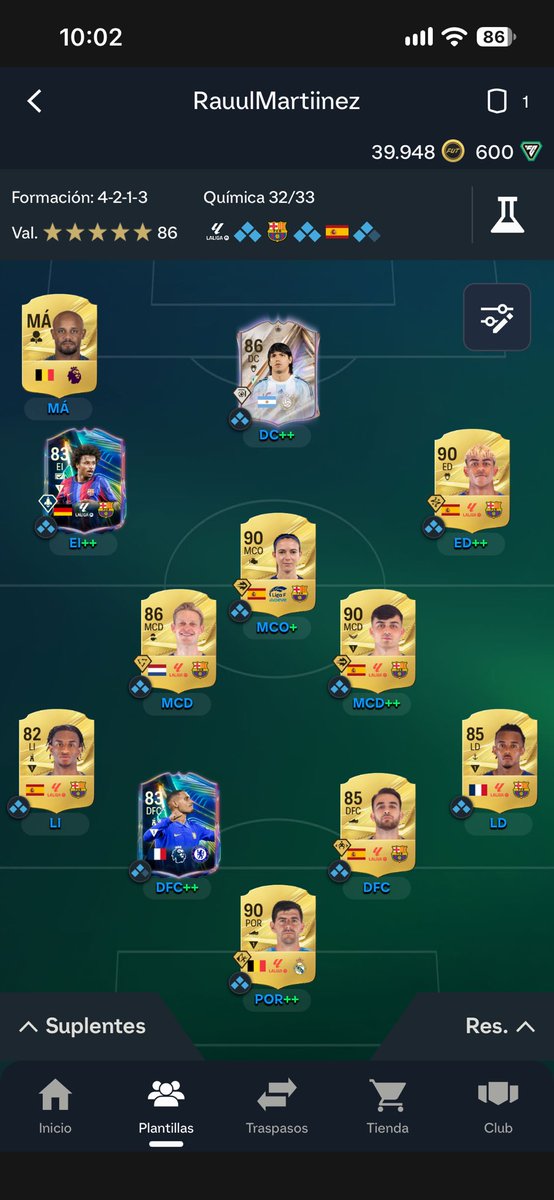 raulmarmon's tweet photo. 12-3 en el Primer Fut Champions de FC27 🎮

🥇 Lamine Yamal
🥈Pedri 
🥉Aitana https://t.co/2JsI7WWLJr