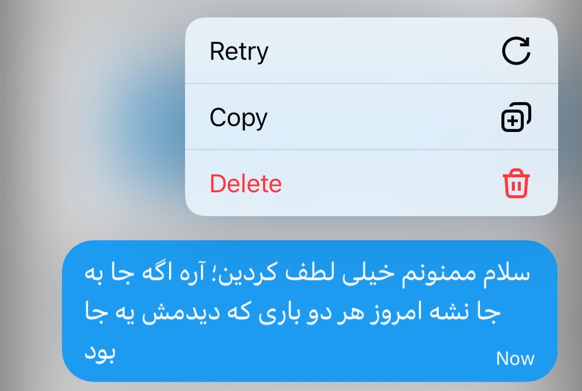 Redfoxintherye's tweet photo. @Ardalan59247928 دایرکتم اصن پیامم رو نمیفرسته؛ https://t.co/nZaq6U9Rnt