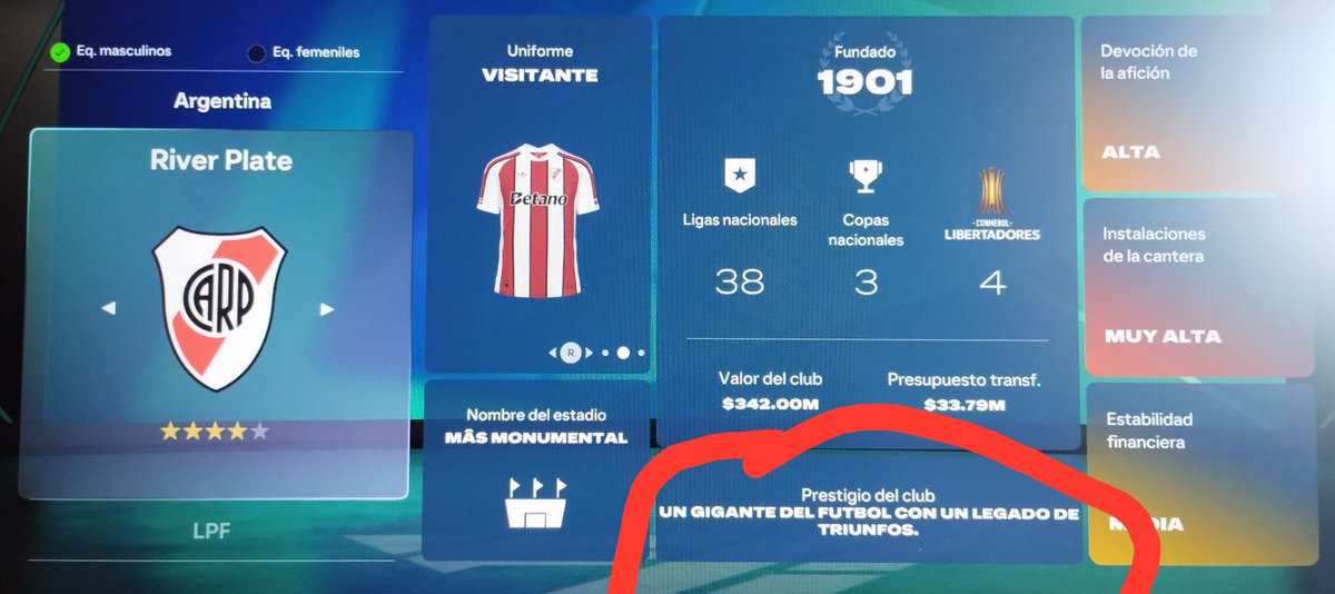 Le4ndr0R0's tweet photo. Ché posta que no tiene comparación, tienen que buscar "quienes jugaron" y no "jugadores del club" para que puedan igualar un poco. Son chiquitos bosteros, siempre lo van a ser. Miren lo que piensa el mundo del FIFA del prestigio de cada club 🤣🤣🤣🤣 https://t.co/LhrbsPknJ2