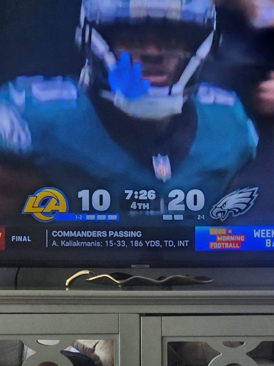Gracerosepath05's tweet photo. Philly fans,did you want FG here from 2 yard line? As usually they opted to go and was denied. 
@1TomByrne https://t.co/3IuTm6Unfw