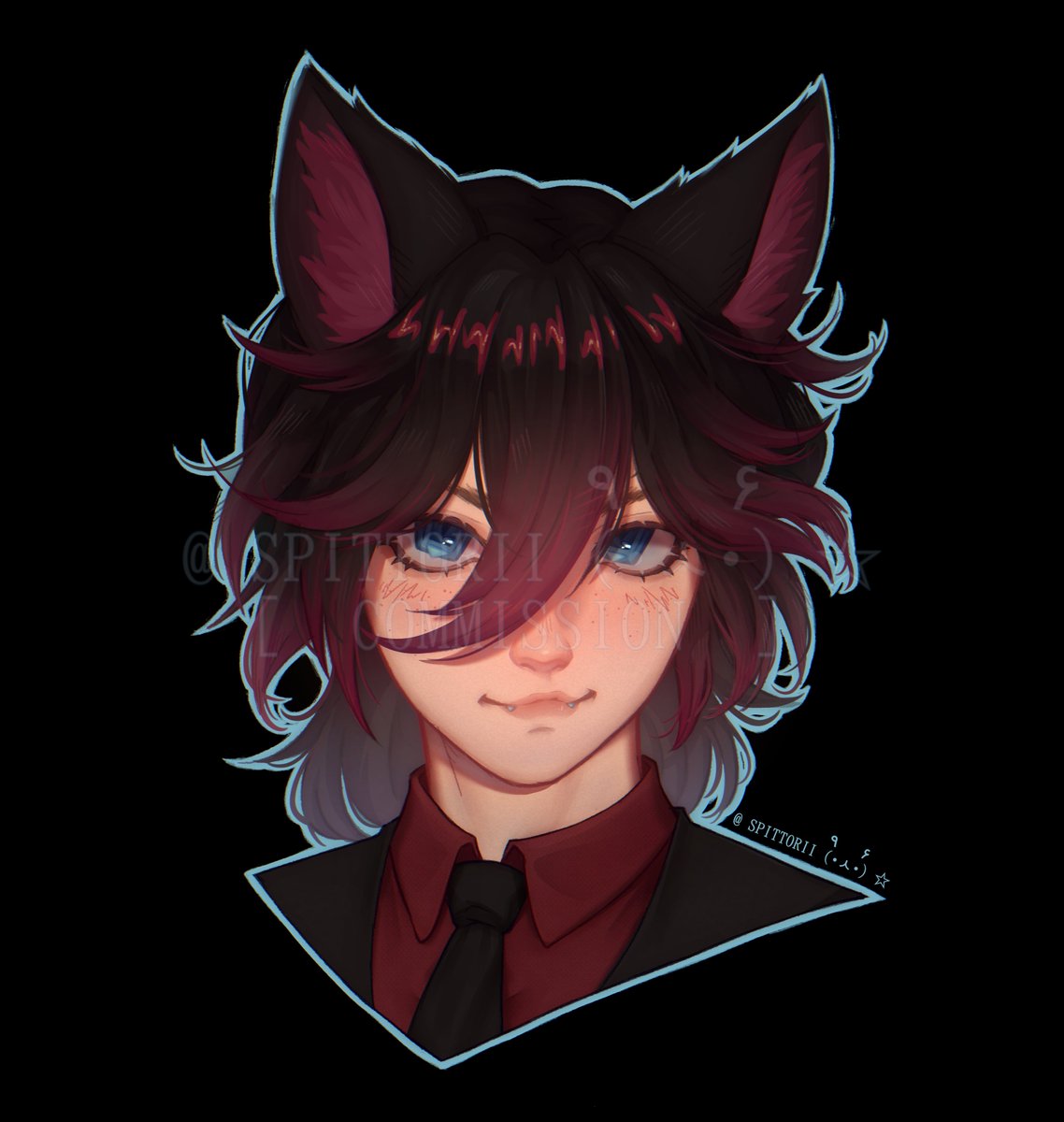 Spittorii's tweet photo. a personal comm for @Aimbotrose >.<
#art #digitalart #FFXIV https://t.co/iSujNSF7dL