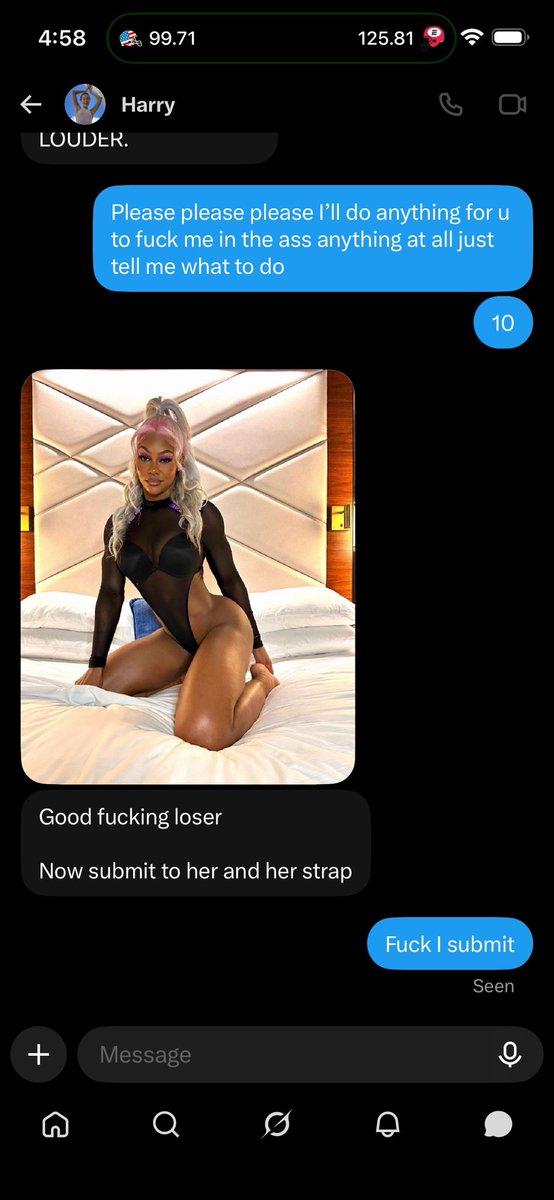 HavingFunii9v's tweet photo. @Holni6592 made me submit to wrestling woman and has me ready and begging for a pegging #wankbattle #wankchat https://t.co/HAqfjm4joe