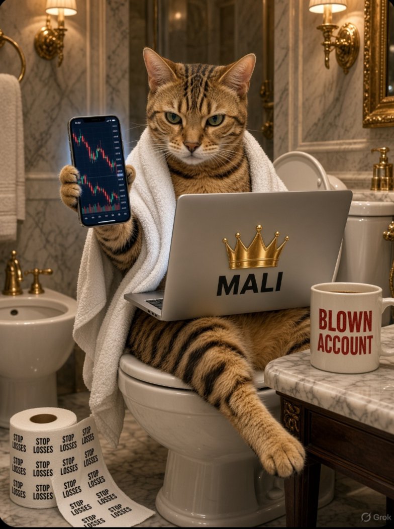 Zenobanks93's tweet photo. @fannitrades @Tradeify Risk manager on the toilet Daily loss limit hit. Door locked. Charts still open. https://t.co/FQbrkIj9kY