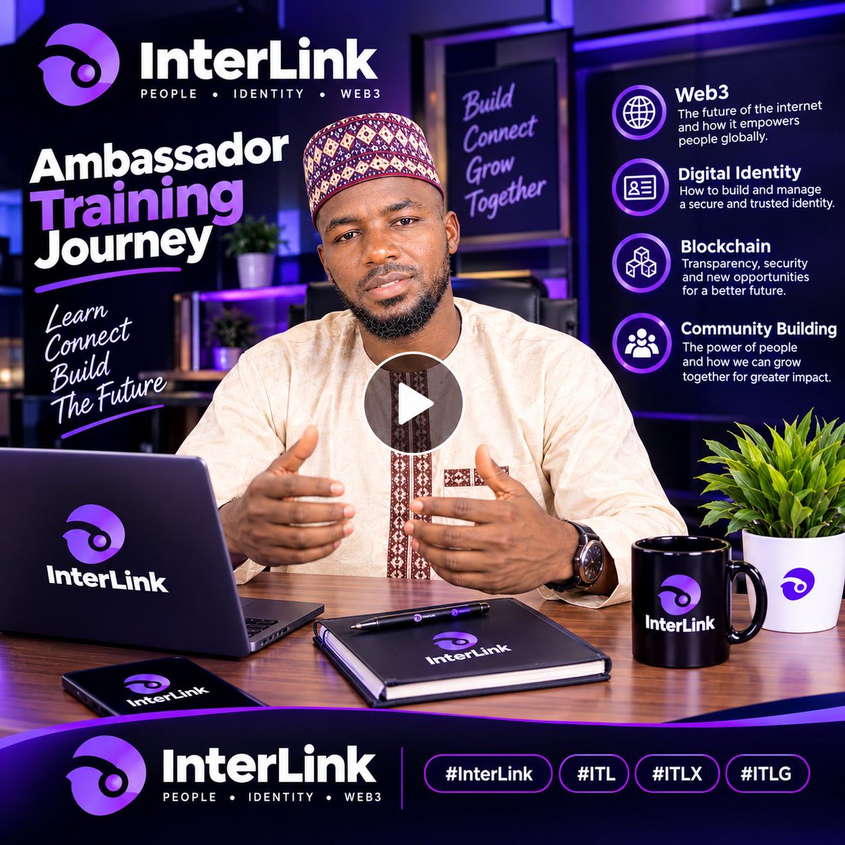 Bellokugu's tweet photo. My InterLink Ambassador Training journey has been a valuable experience. 🌐💜 I gained new knowledge, practical skills, and confidence in Web3, Digital Identity, Blockchain, and Community Building.

InterLink ID: 3862111163
#InterLink #ITL #ITLX #ITLG https://t.co/Db2qXqX0OJ