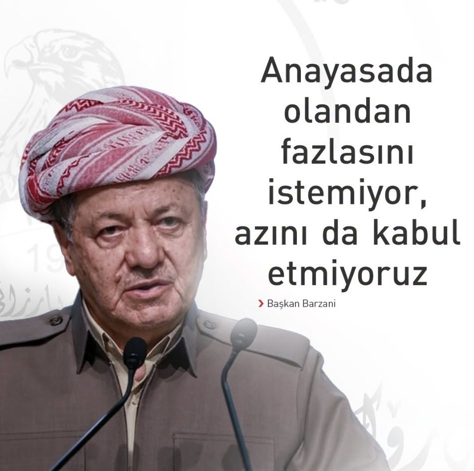 xobixora2's tweet photo. Barzani’nin bugünkü mesajı net.Sözü kısa, mesajı büyük. Haklarımızdan bir adım geri yok. Kürt halkının onuru ve kazanımları söz konusu olduğunda, kararlı duruşun adı Barzani’dir. https://t.co/tM59nP16Yu