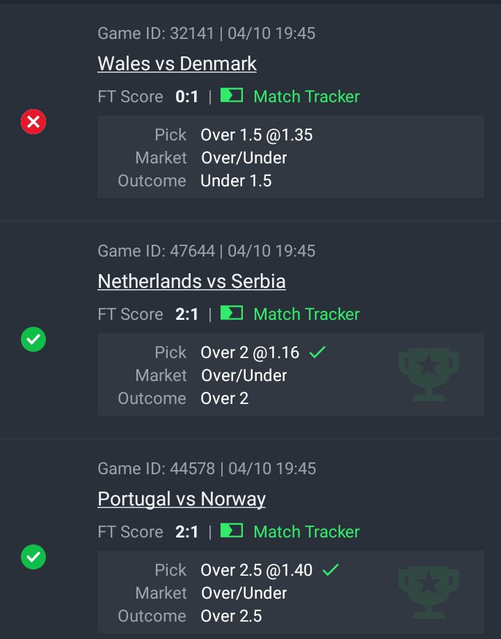 AbidemiStephen1's tweet photo. @Ruby0361 Original: Netherlands, Denmark &amp; Portugal. After observing the games, I planned to replace Denmark with Israel. But Netherlands had already scored, so I removed Netherlands and added Israel. Final: Israel, Portugal &amp; Denmark.
PLEASE DON'T BAD.
YOU'RE DOING WELL @RUBY0361 https://t.co/uq3uw6tN6t