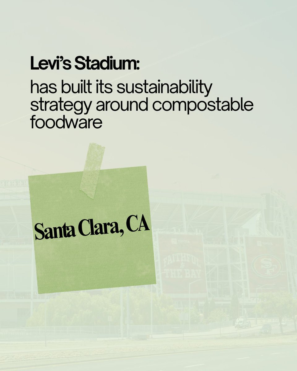 PLASTICS_US's tweet photo. What happens when stadiums, bioplastics manufacturers, composters, and foodservice providers work together? A hot dog tray becomes compost instead of waste.

@LevisStadium, @MBStadium, and others are proving closed-loop systems work in practice, not just in theory.

#BioplasticsWeek #Bioplastics