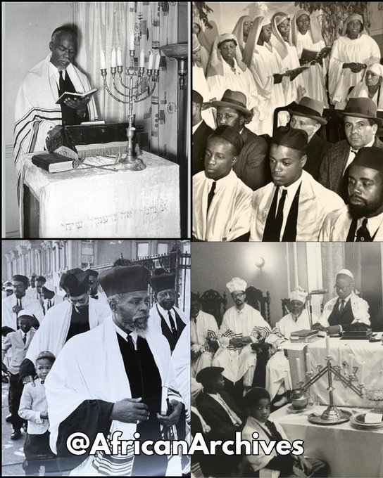 AfricanArchives's tweet photo. The Black Jewish Community Of Harlem, 1940s. https://t.co/38y3ywIT9L