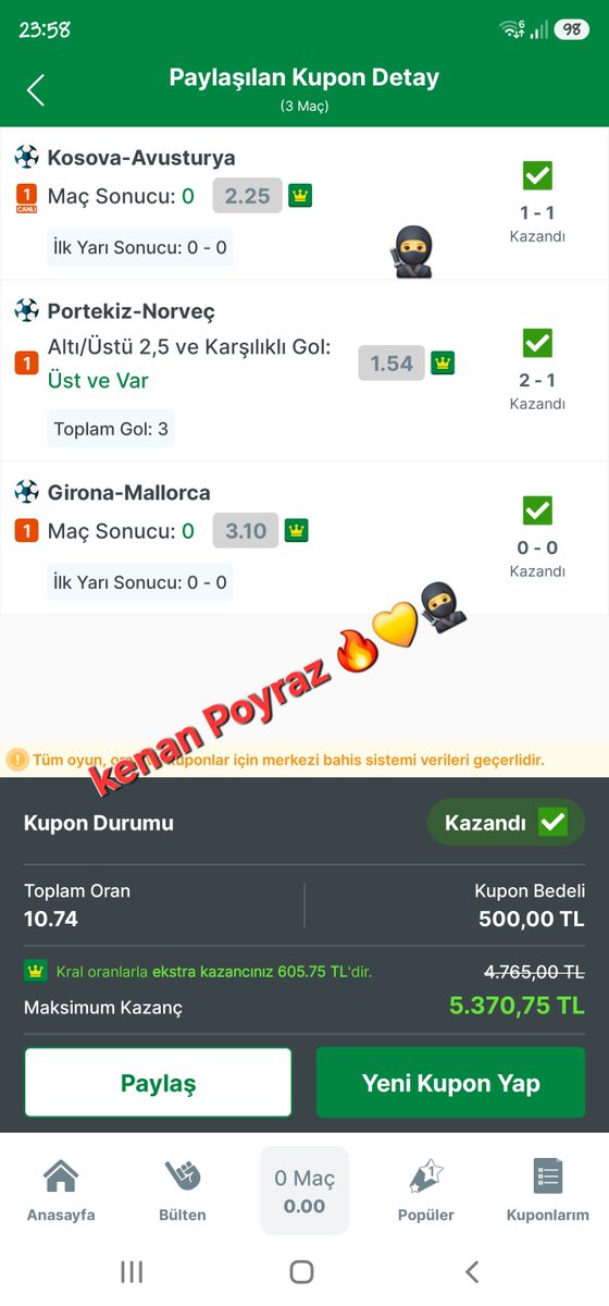 kenanpoyraz771's tweet photo. Acik secik 🥷🔥💛

Kazanmaya ve kazandırmaya devam edeceğiz 🥷👇👇👇👇

https://t.co/ChAfKxUEZf

@kenanpoyraz771 🥷 https://t.co/vKnBFRq4Aa